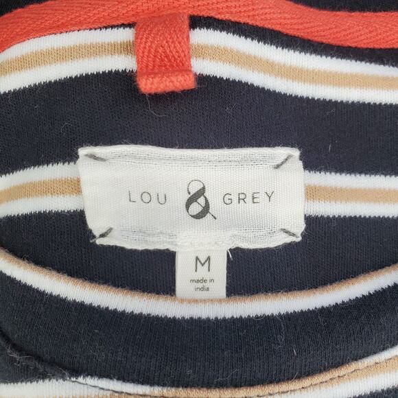 Lou & Grey Striped Knit Dress Medium - Picture 6 of 6